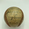 Lou Gehrig Sweet Spot 1935 New York Yankees Team Signed Baseball PSA DNA & JSA