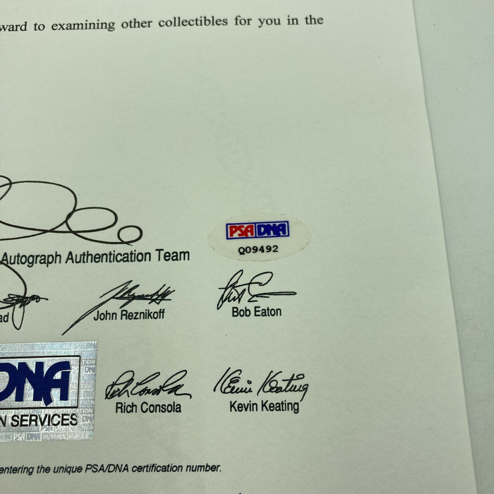 The Finest Dazzy Vance Single Signed National League Giles Baseball PSA DNA COA