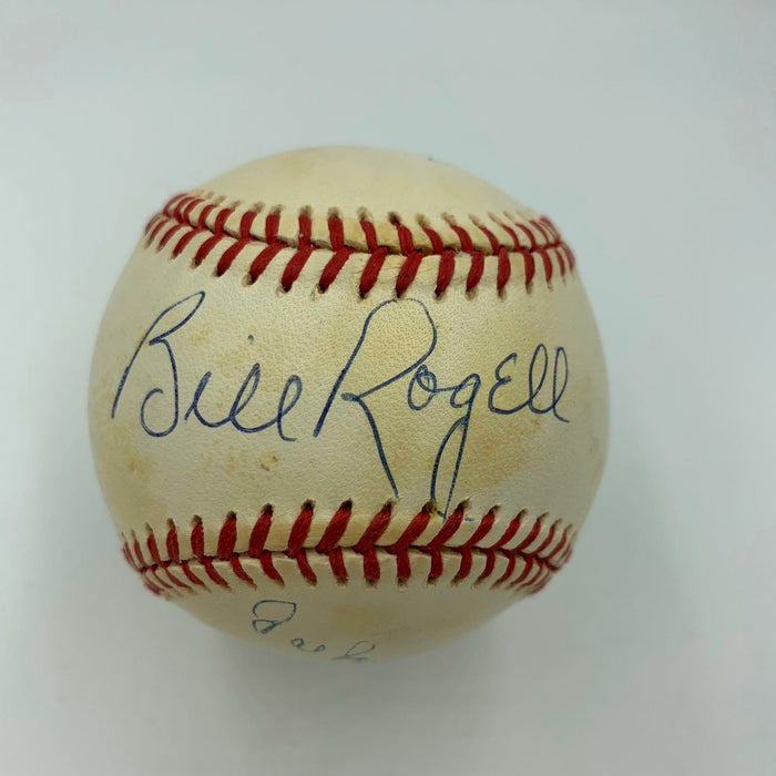 Sparky Anderson Al Kaline Newhouser Rogell Tigers Legends Signed Baseball PSA