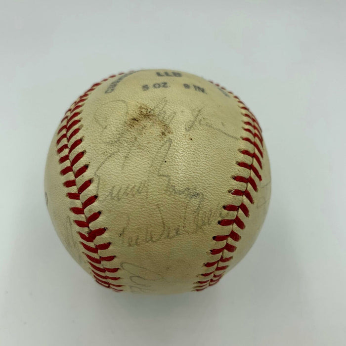 1968 Detroit Tigers World Series Signed Baseball W/ Senator Eugene McCarthy JSA