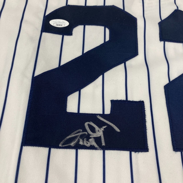 Roger Clemens Signed New York Yankees Majestic Jersey JSA COA