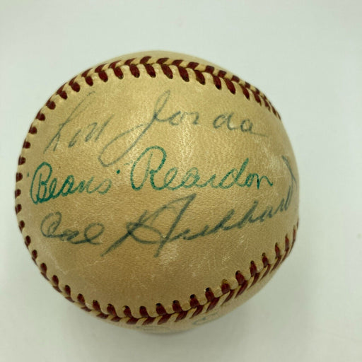 1949 World Series Signed Game Used Baseball Yankees VS. Dodgers MEARS COA