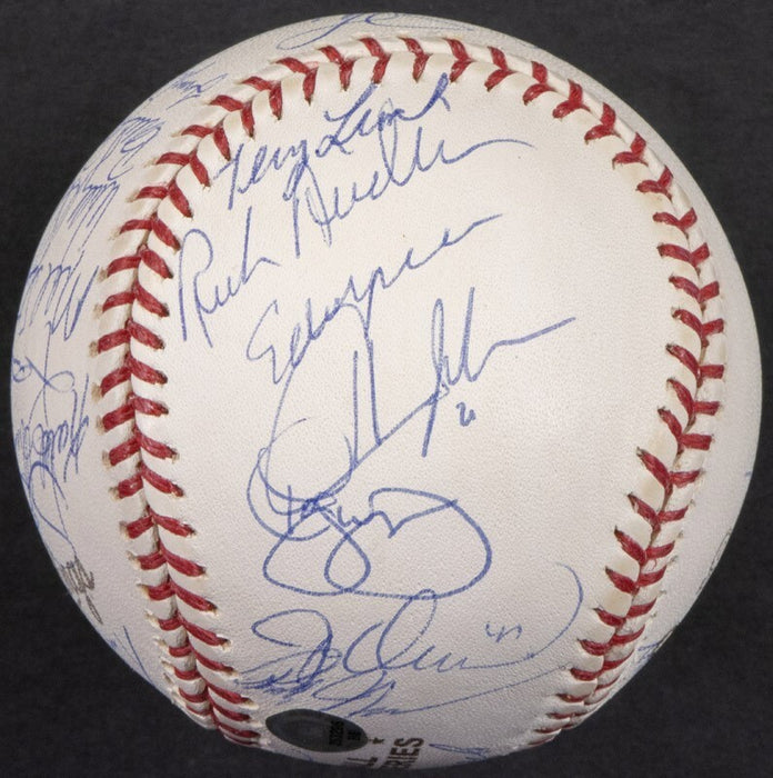 1986 New York Mets World Series Champs Team Signed W.S. Baseball Steiner COA