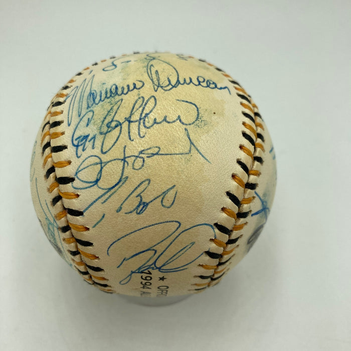 1994 All Star Game National League Team Signed Baseball Barry Bonds PSA DNA COA