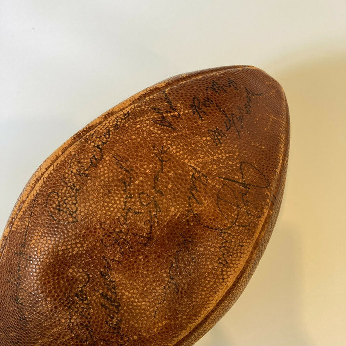 1962 All Star Game AFL Team Signed Game Used Football Al Davis Jack Kemp JSA COA