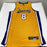 Kobe Bryant Signed 2001 Finals Los Angeles Lakers Pro Cut Jersey Beckett & PSA