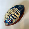 2005 Tennessee Titans Team Signed Football With Steve McNair JSA COA