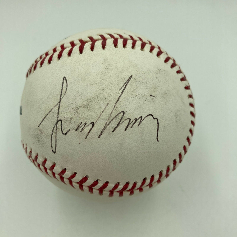 Leonard Nimoy Single Signed Major League Baseball Spock Star Trek JSA COA RARE