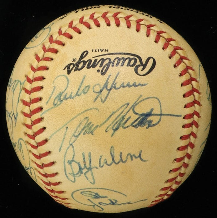 Philadelphia Phillies Legends Multi Signed Baseball Richie Ashburn PSA DNA COA