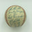 Beautiful 1955 All Star Game Signed Baseball Willie Mays Ernie Banks Musial JSA