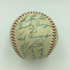 Beautiful 1955 All Star Game Signed Baseball Willie Mays Ernie Banks Musial JSA