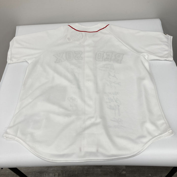 2004 Boston Red Sox World Series Camps Team Signed Majestic Jersey PSA DNA COA