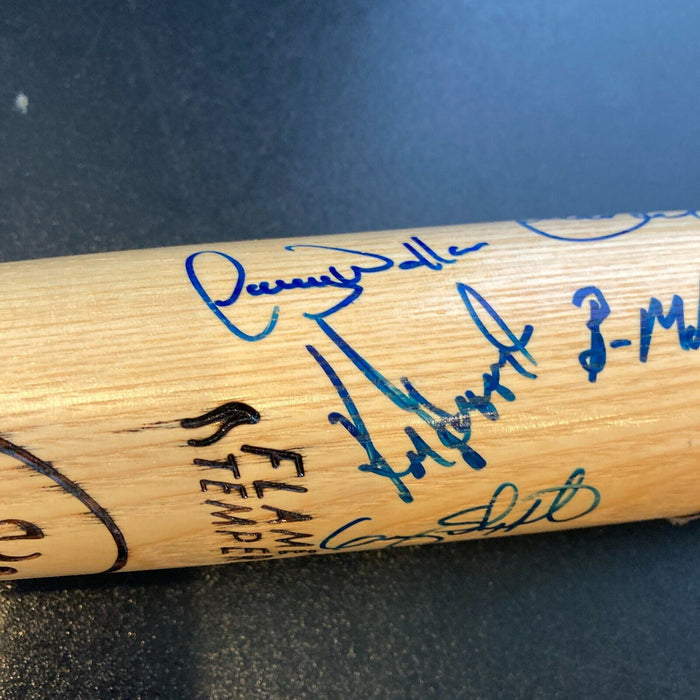 1989 Ken Griffey Jr Larry Walker Young Superstars Signed Bat 15 Sigs JSA COA