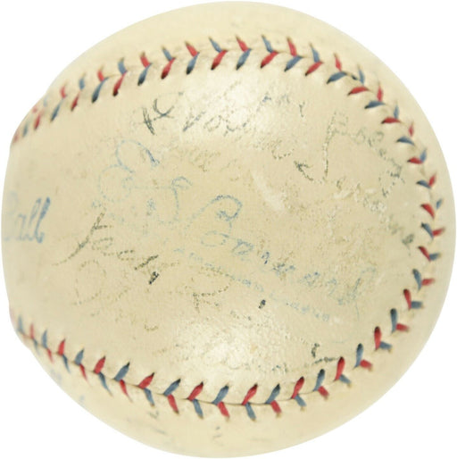 1929 Philadelphia Athletics A's World Series Champs Team Signed Baseball PSA DNA