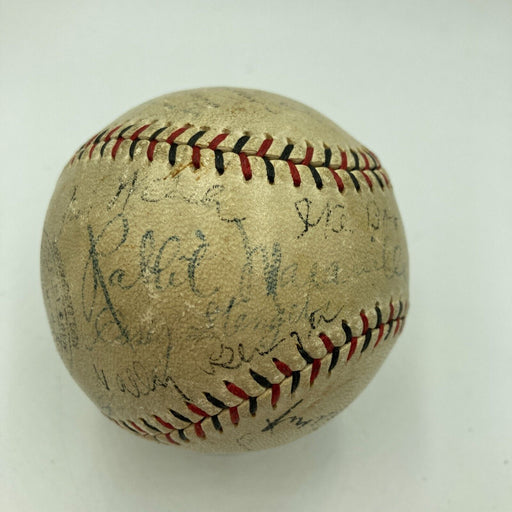 Wilbert Robinson & Rabbit Maranville 1930 Boston Braves Signed Baseball JSA COA