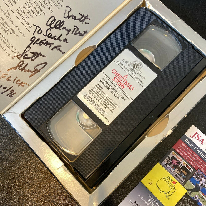 Scott Schwartz Signed A Christmas Story VHS Movie With JSA COA