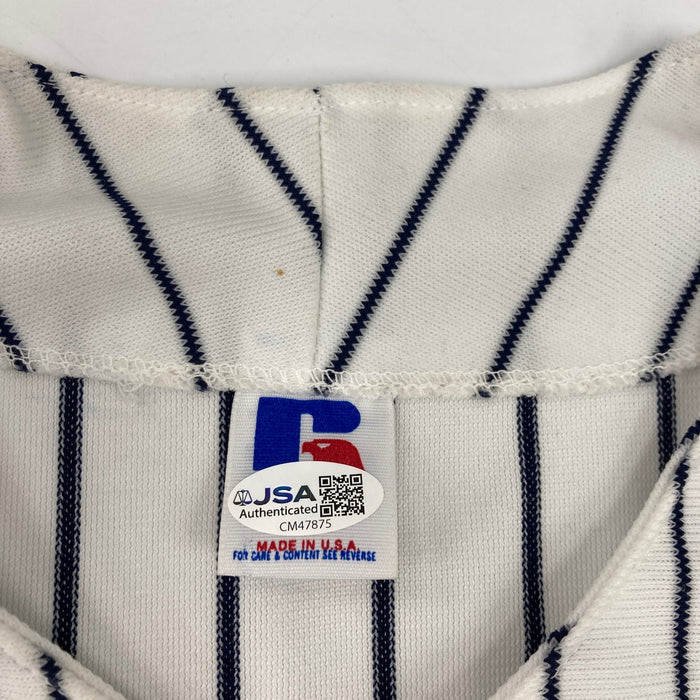 Don Mattingly Signed 1992 New York Yankees Game Model Russell Jersey JSA COA