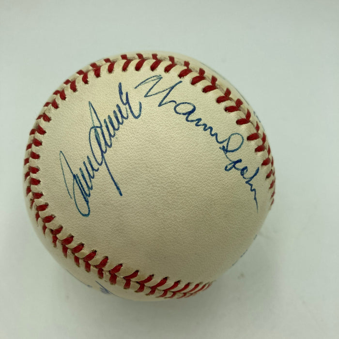 Nolan Ryan Tom Seaver 300 Win Club Signed Baseball With JSA COA