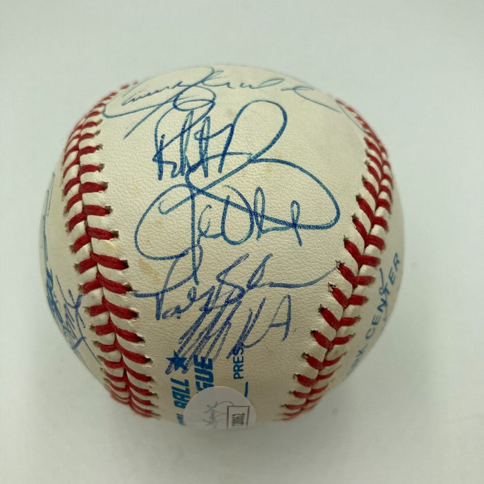 1992 Toronto Blue Jays World Series Champs Team Signed Baseball JSA COA