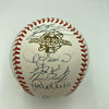 2002 Anaheim Angels World Series Champs Team Signed W.S. Baseball With JSA COA