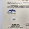 1968 Philadelphia Eagles Signed Vintage Wilson Football 50+ Sigs JSA COA