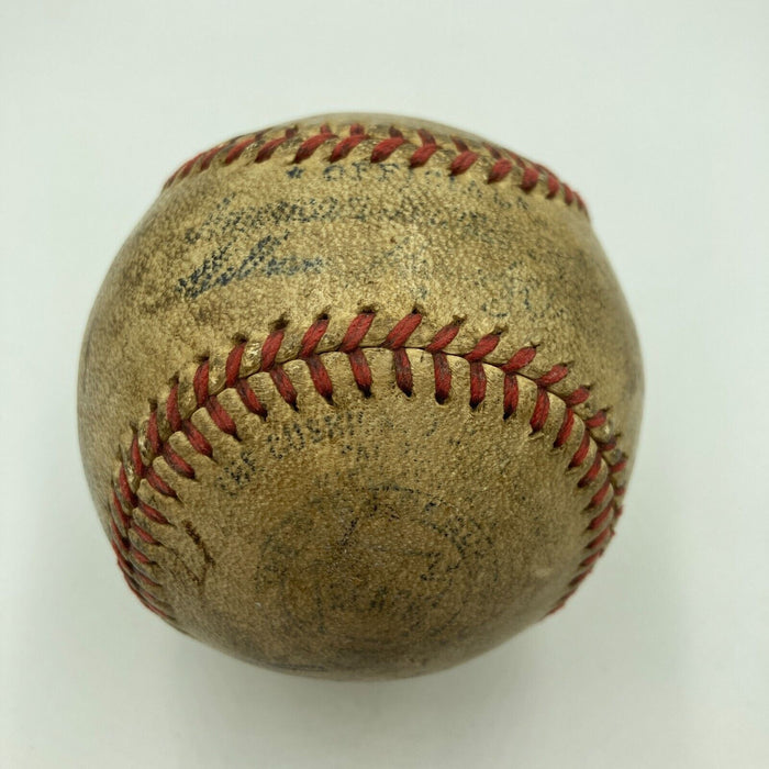 1943 New York Yankees World Series Champs Team Signed Baseball Joe Gordon