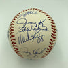 Derek Jeter Mariano Rivera Core Four Rookie 1995 Yankees Signed Baseball JSA