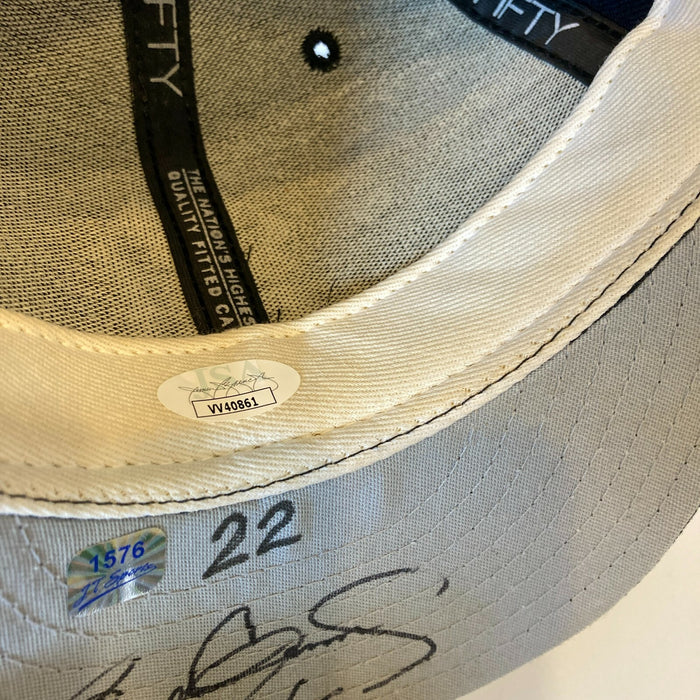 Roger Clemens Signed 2000 New York Yankees Game Used Baseball Cap JSA COA