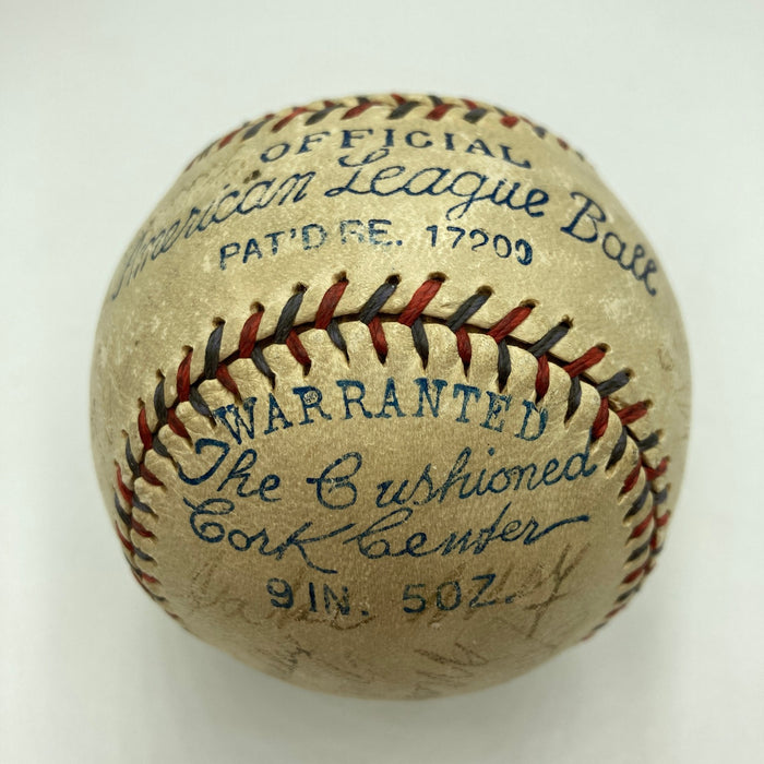 Babe Ruth & Chicago Cubs 1932 World Series Called Shot Signed Baseball PSA DNA