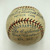 Babe Ruth & Chicago Cubs 1932 World Series Called Shot Signed Baseball PSA DNA