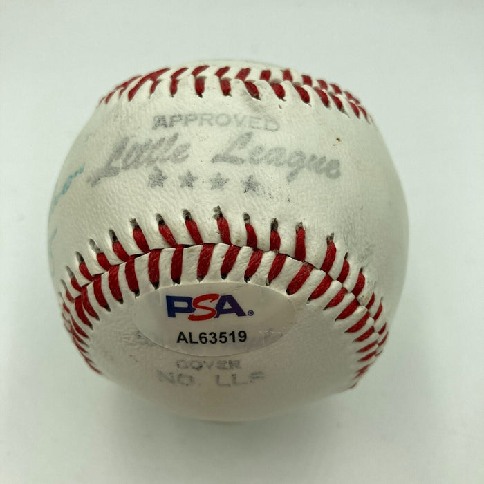 Hank Aaron 755 Home Runs Signed Vintage 1970's Baseball PSA DNA COA