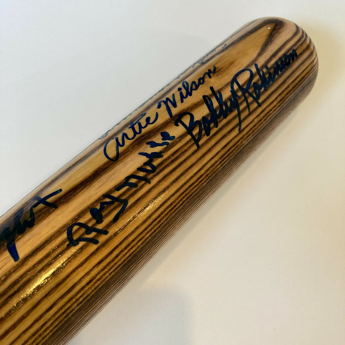 Negro League Legends Multi Signed Baseball Bat Double Duty Radcliffe JSA COA