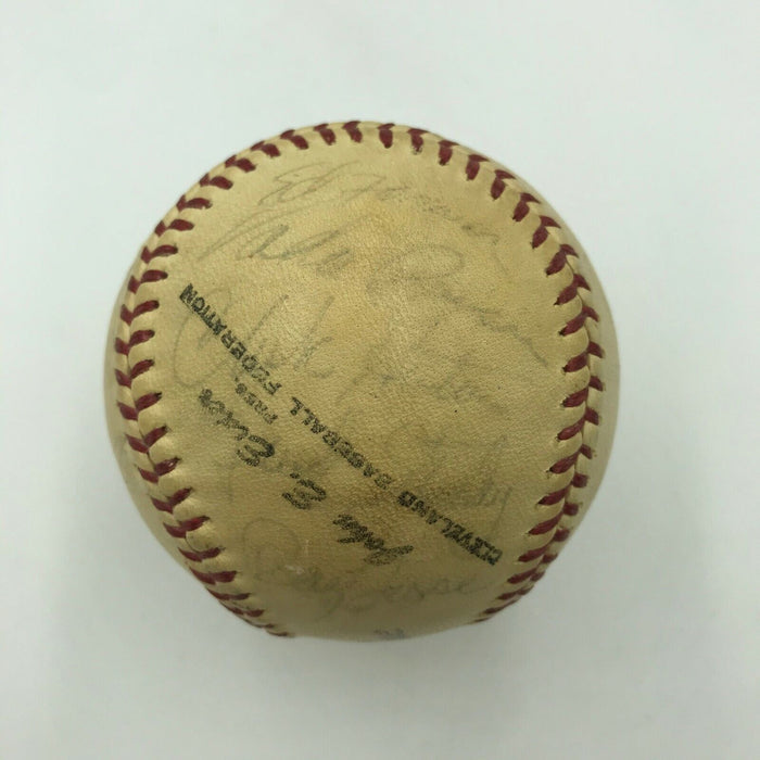 1960's Cleveland Indians Team Signed Official League Baseball