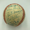 Mickey Mantle Joe Dimaggio Hank Aaron HOF Multi Signed Baseball JSA COA