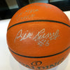 Bill Russell Signed Heavily Inscribed STATS Official NBA Game Basketball JSA COA