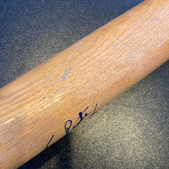 Tom Brunansky Signed 1970's Louisville Slugger Game Used Baseball Bat JSA COA