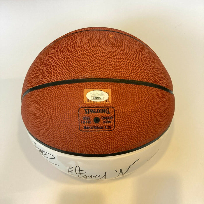 Joel Embiid Rookie 2014 Draft Class Multi Signed Basketball JSA COA