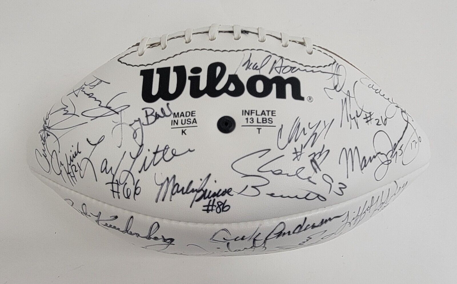 1972 Miami Dolphins Super Bowl Champs Team Signed Football 38 Sigs Beckett COA