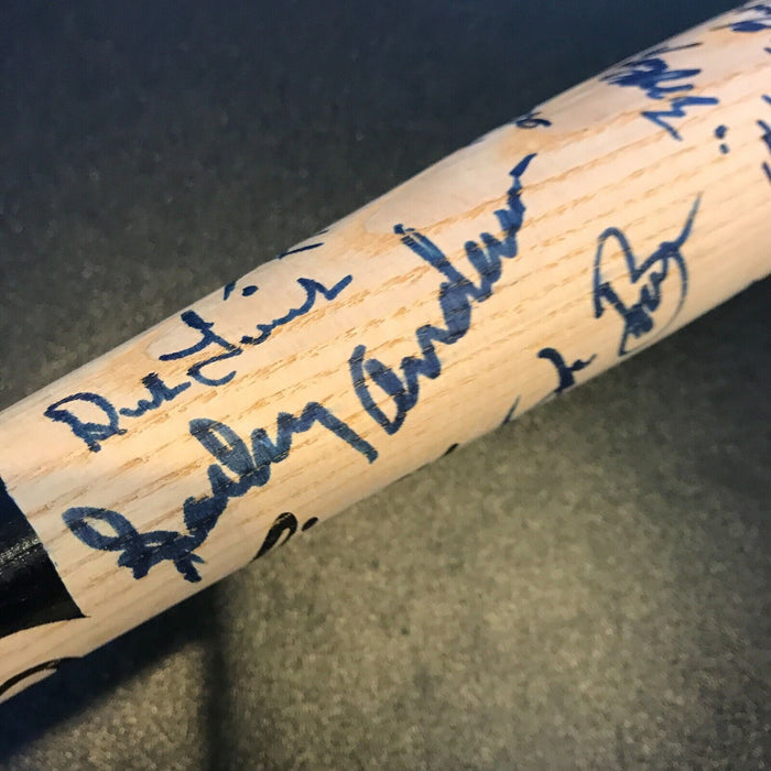 1990's Detroit Tigers Team Signed Mickey Tettleton Game Used Baseball Bat