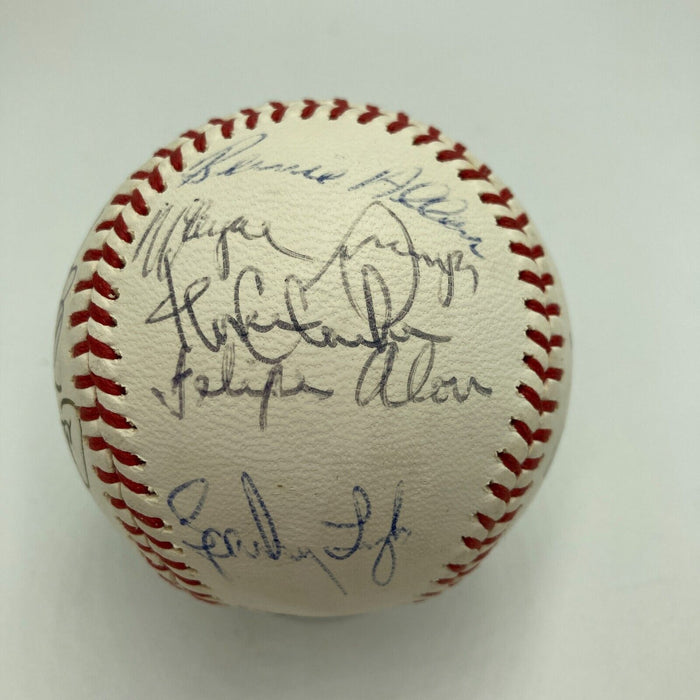1973 New York Yankees Team Signed Baseball JSA COA
