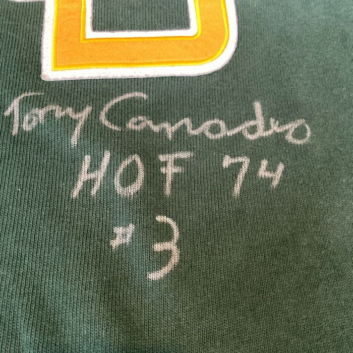 Tony Canadeo "HOF 1974, #3" Signed Authentic Green Bay Packers Jersey JSA COA