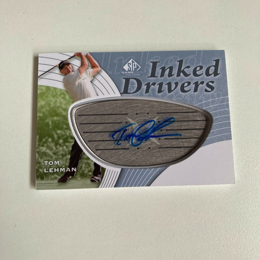 2013 Upper Deck SP Inked Drivers Tom Lehman Auto Golf