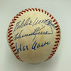 Mickey Mantle Willie Mays Aaron 500 Home Run Signed Baseball PSA DNA