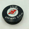 Martin Brodeur 552nd Win 3-17-2009 Signed NJ Devils Hockey Puck Steiner COA