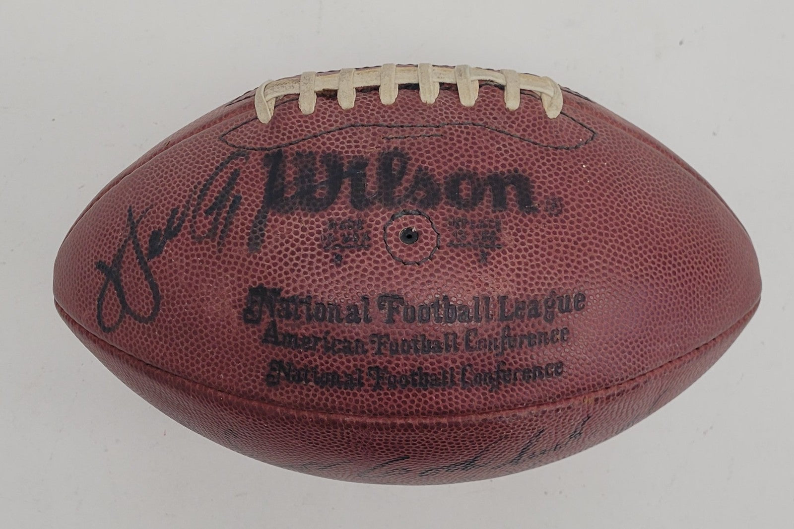 Walter Payton Joe Namath OJ Simpson Ray Nitschke HOF Signed Football JSA COA
