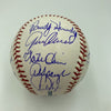 1969 Chicago Cubs Team Signed Baseball Ernie Banks Billy Williams Santo JSA COA