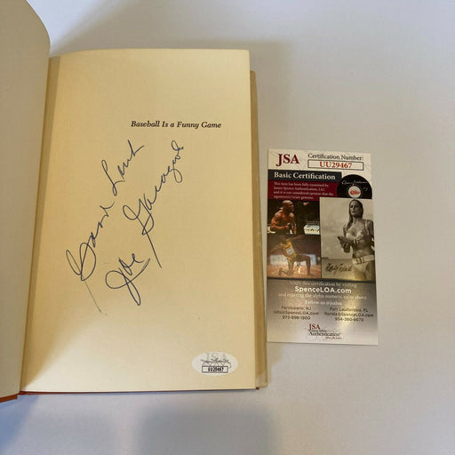 Joe Garagiola Signed Baseball Is A Funny Game Baseball Book JSA COA