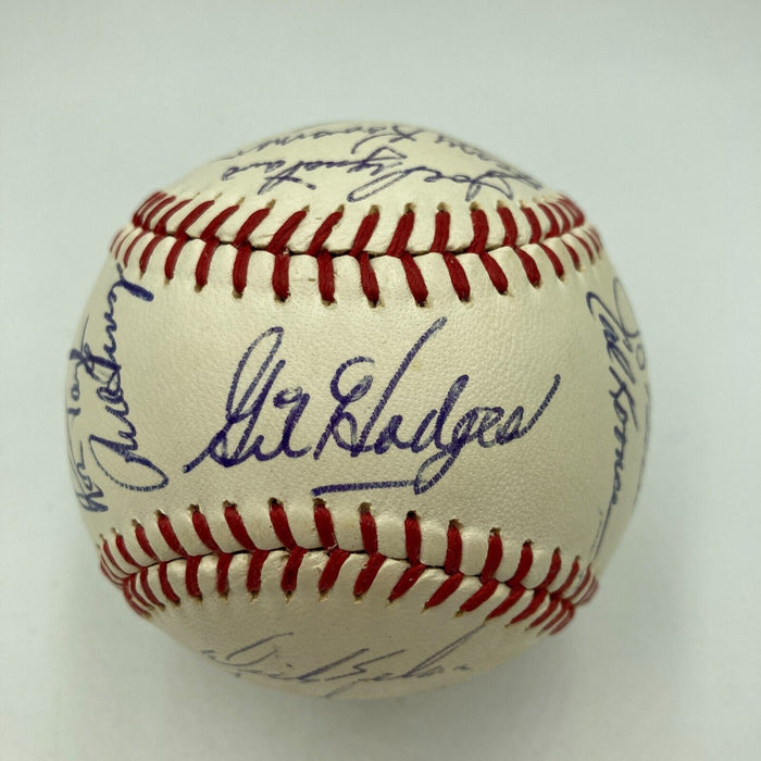 The Finest 1968-69 New York Mets Team Signed Vintage Baseball Nolan Ryan Beckett
