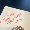 Rare Willie Mays Signed Vintage Bally's Casino Program Huge Sig With JSA COA