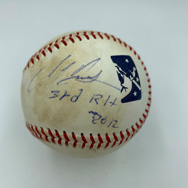 Rare Miguel Sano Signed Inscribed Actual 3rd Home Run Game Used Baseball